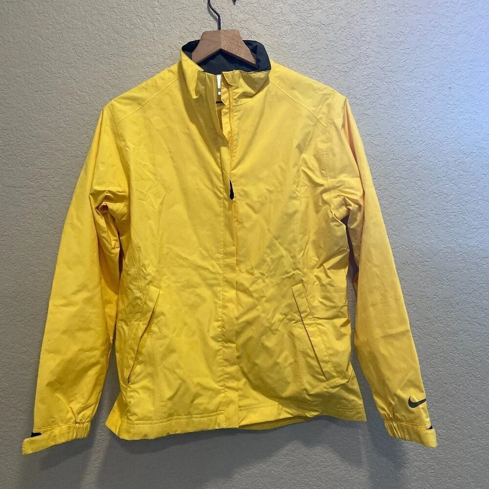 Nike Golf Storm-FIT Rain Jacket Medium Yellow - Picture 2 of 7